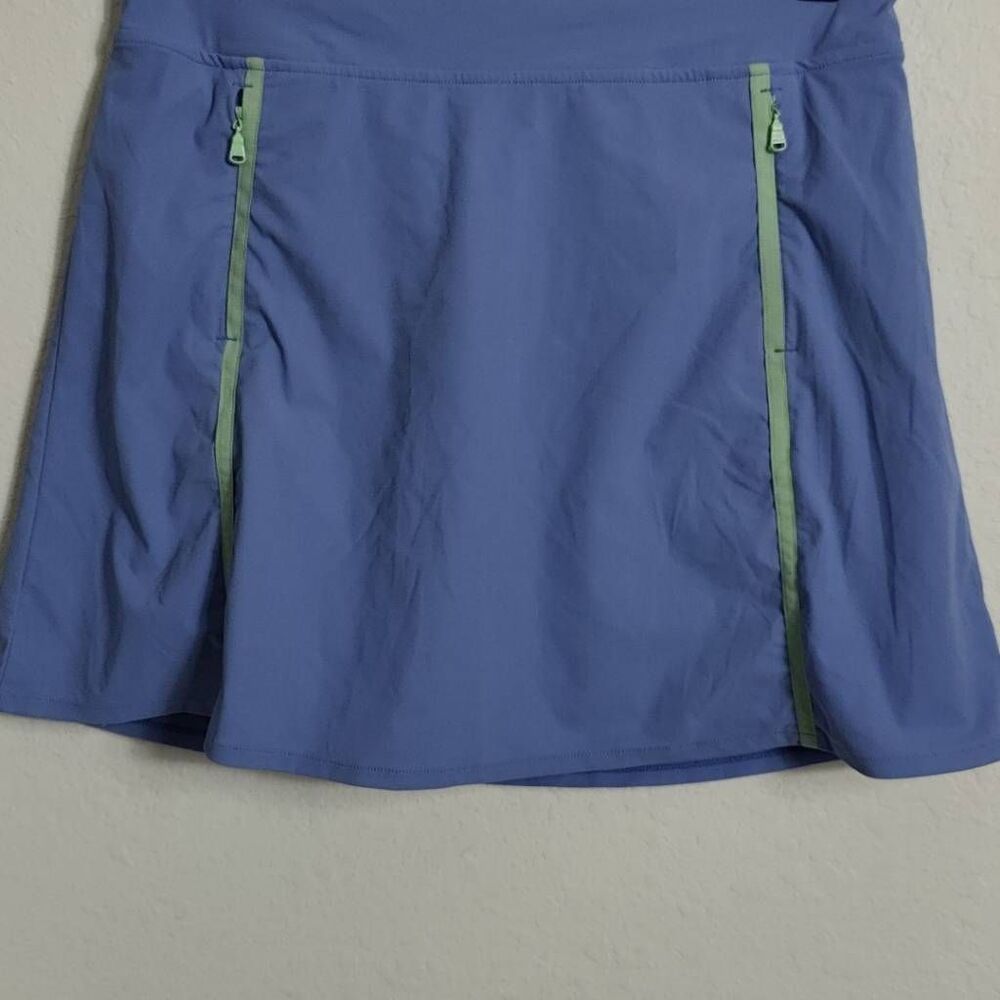 RLX Ralph Lauren Skort Womens Medium Flounce Jersey Golf Blue Green - Picture 5 of 11